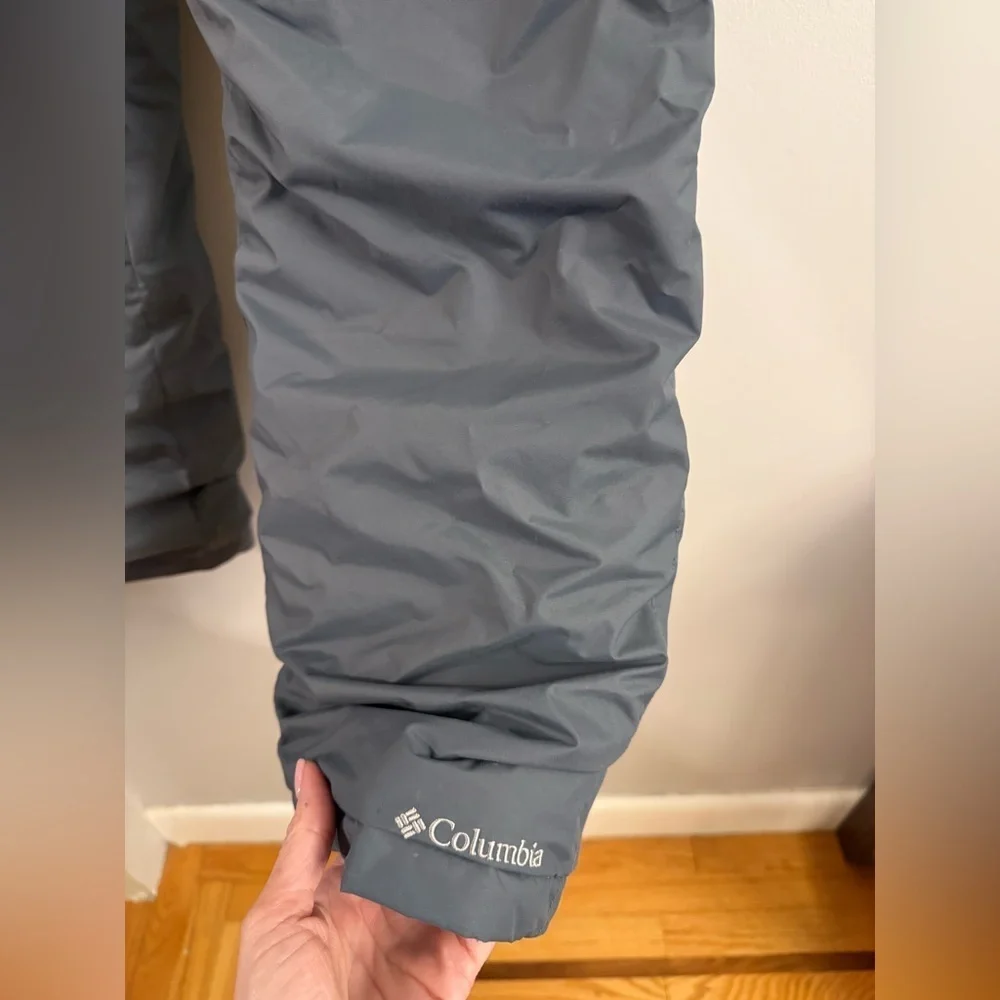 Columbia Youth Gray Insulated Snow Pants Size L 14/16 Outgrown